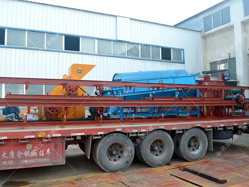 雙級粉碎機生產(chǎn)線發(fā)往云南瀾滄破錳礦